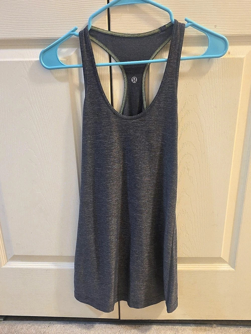 lululemon Cool Racerback Tank, Gray.  Unknown Sizing